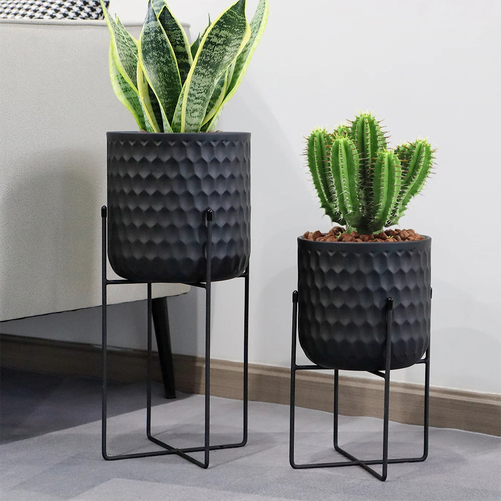 Metal Plant Stands Flower Stand Holders Modern Plant Holders Flower Holder for Flower Pot Indoor Living Room