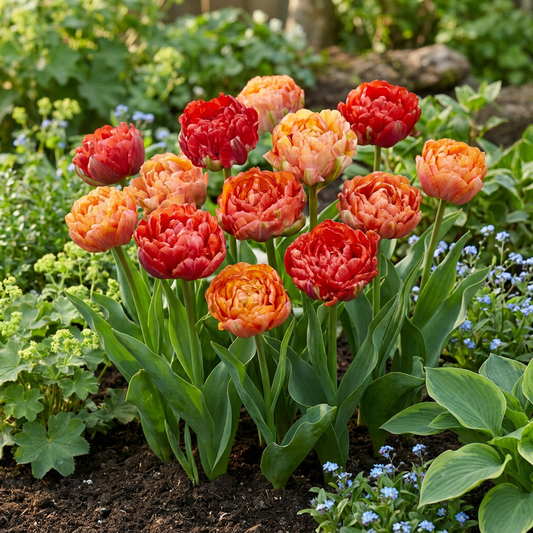 Tulpe 'Gudoshnik Double' (gefüllt) – Mix – Ansicht 2