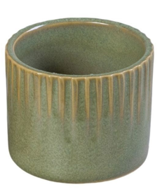 Dekotopf 'Linnea' – Olive – Ø 6 cm