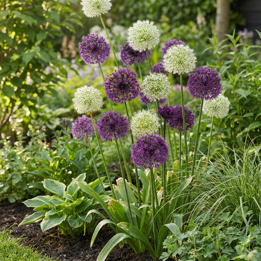 Zierlauch-Mix 'Purple-White' – Lila-Weiß – Ansicht 2