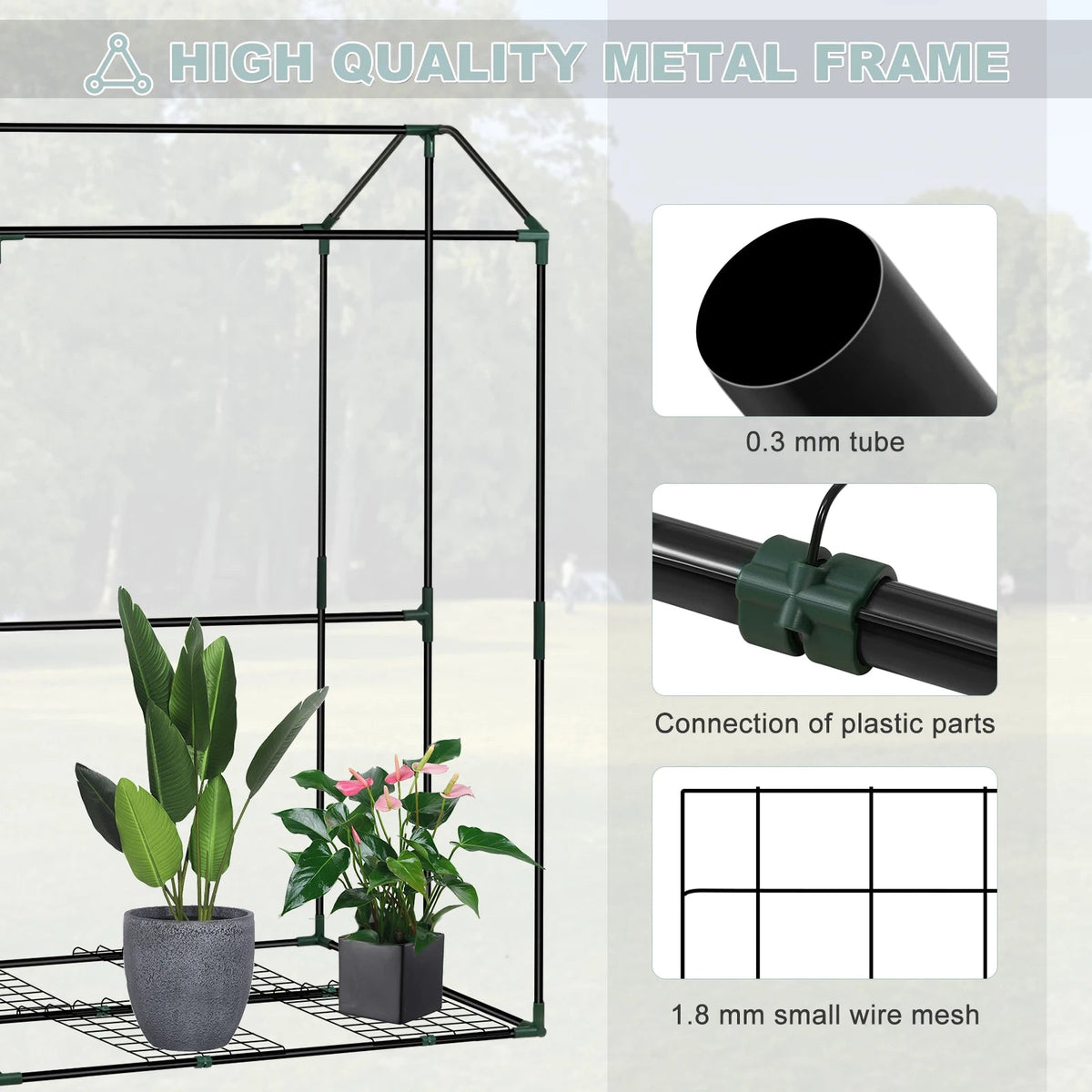 Outdoor Garden Greenhouse Tomato Winter Tent Greenhouse Winter Protection for  Flowers Vegetable Climbing Plants 