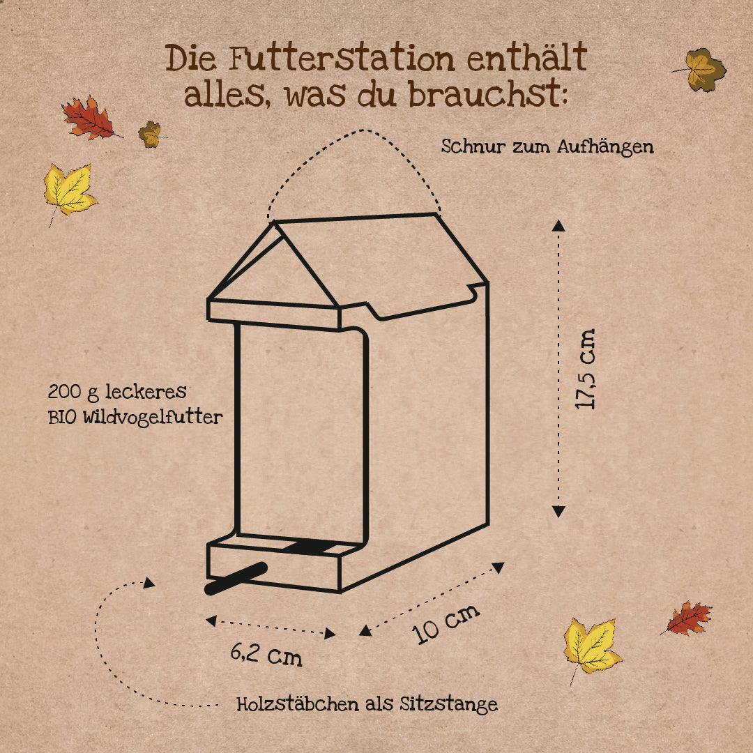 BIO-Freiluftbuffet für Vögel 