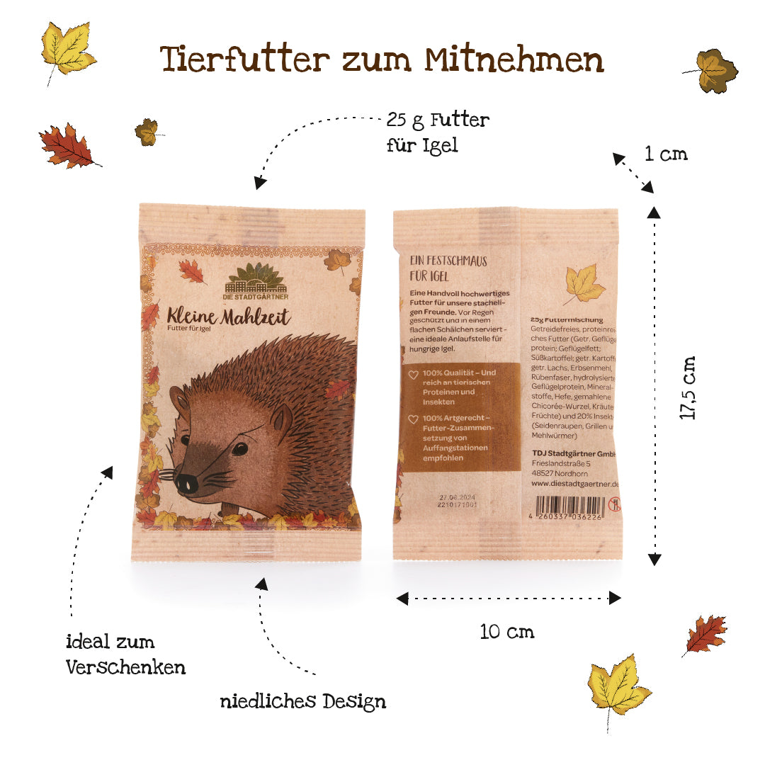 Kleine Mahlzeit – Igelfutter 