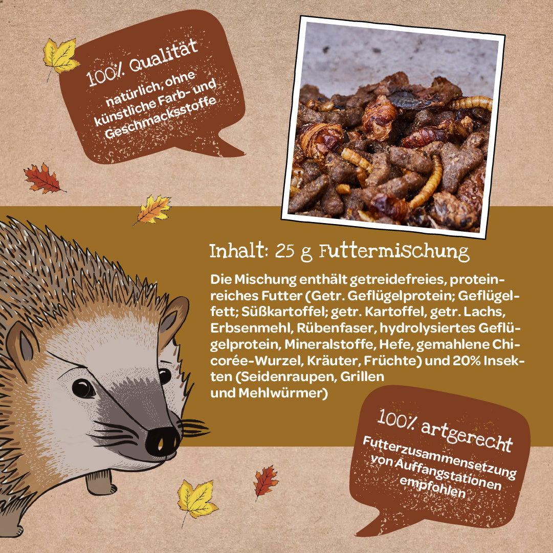 Kleine Mahlzeit – Igelfutter 