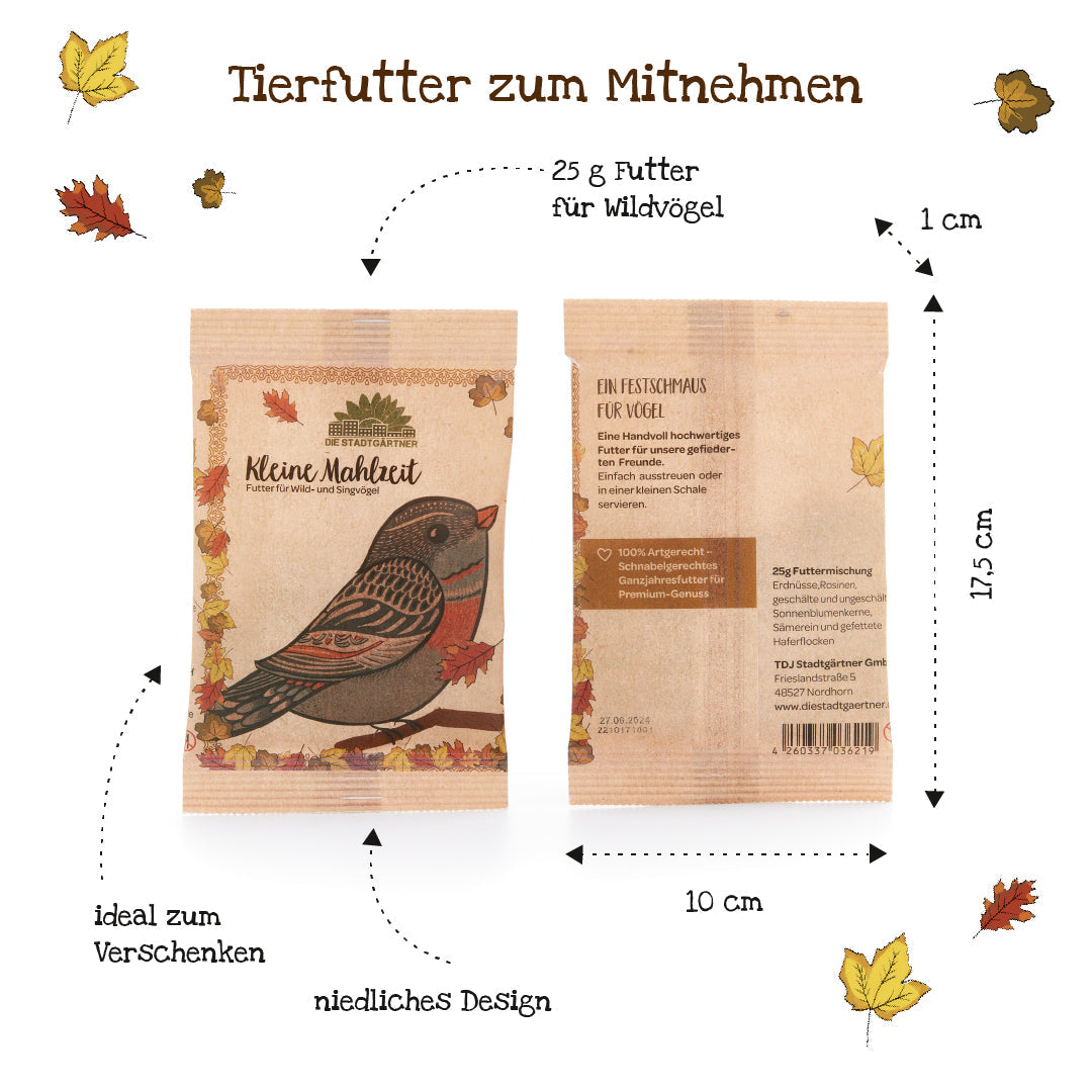 Kleine Mahlzeit – Vogelfutter 