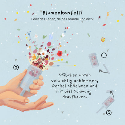 Blütenkonfetti - Glückskind 
