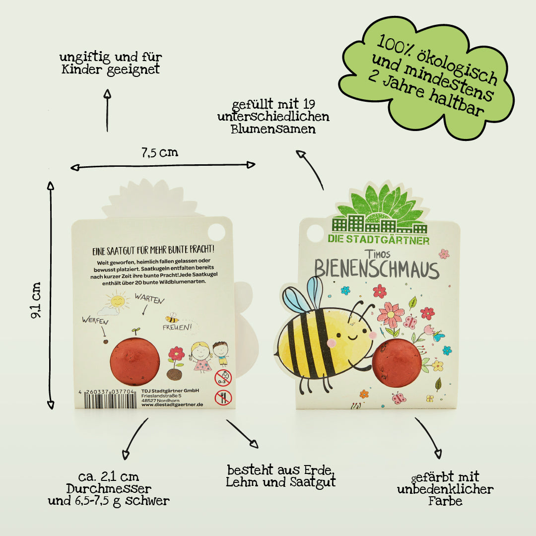 1 Blumenmurmel "Timos Bienenschmaus" 