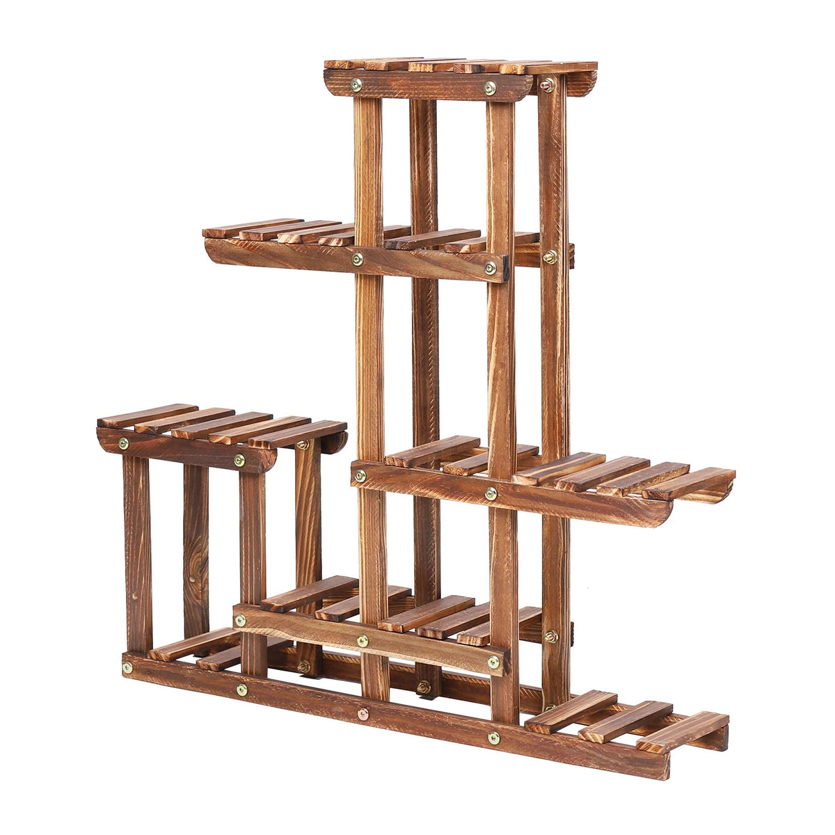 Multi-tiered Plant Stand Pots Display Rack for Balcony Indoor Outdoor 