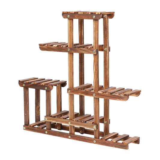 Multi-tiered Plant Stand Pots Display Rack for Balcony Indoor Outdoor 