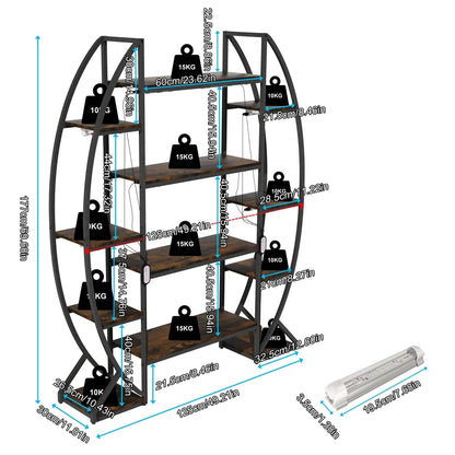 70 Inch Tall Indoor Plant Rack Flower Stand with Plant Grow Lights Storage Stand 