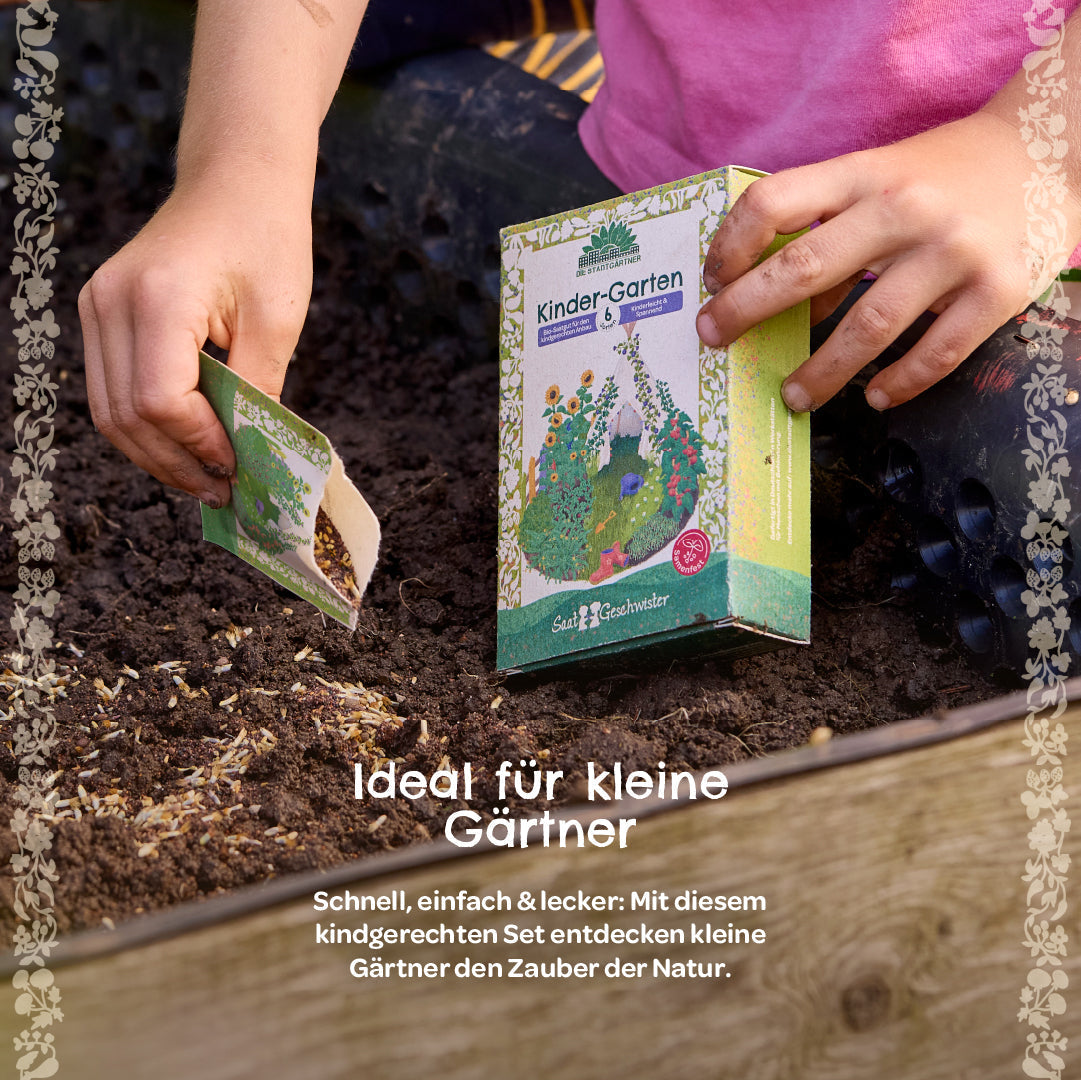BIO-Saatgut-Set "Kinder-Garten" 
