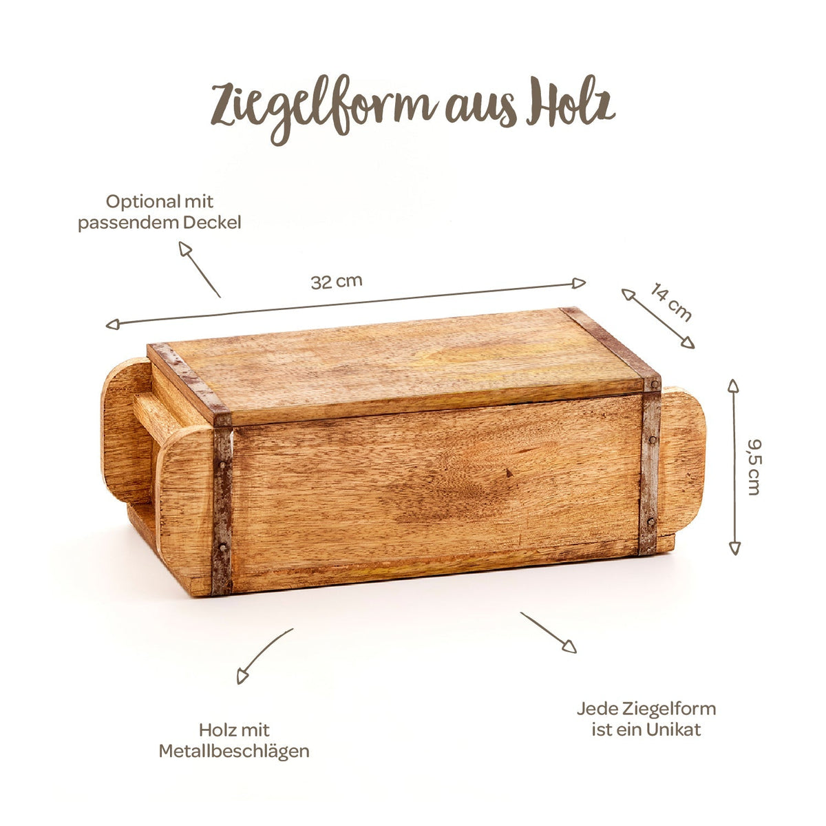 Dekorative Ziegelform 