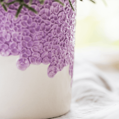 Kolibri Orchids | Violette Vienna Orchidee + Bloom Übertopf violett – Topfgröße Ø9cm | blühende Zimmerpflanze – frisch vom Züchter 