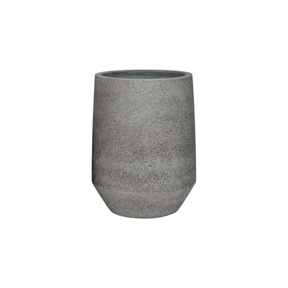 Pflanztopf Harith High S – Dioriet Grey – D40xH48 – Hoher Blumentopf in Steinoptik – Moderner Pflanzkübel für Innen & geschützte Außenbereiche – Robust & dekorativ 