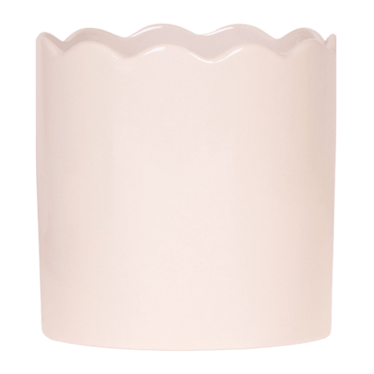 Kolibri Home Curve Übertopf – Weiß – Ø12cm
