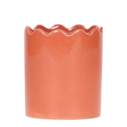 Kolibri Home Curve Übertopf – Terracotta – Ø9cm