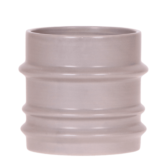 Mellow-Übertopf – Grau – Ø9cm