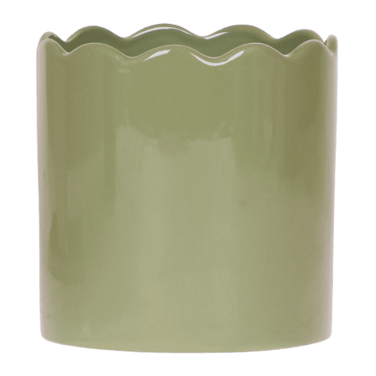 Kolibri Home Curve Übertopf – Grün – Ø12cm