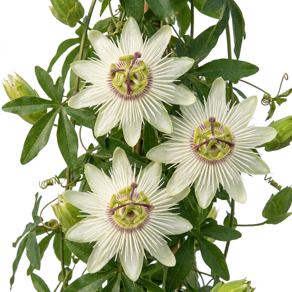 Passionsblume 'Constance Elliott' – Weiß – Topf Ø9cm – Ansicht 4