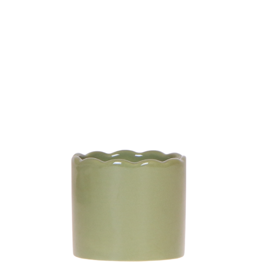 Kolibri Home Curve Übertopf – Grün – Ø6cm