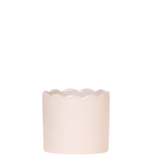 Kolibri Home Curve Übertopf – Weiß – Ø6cm