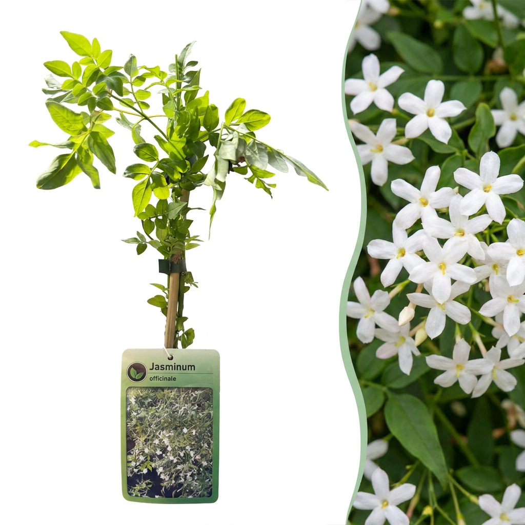 Echter Jasmin – Jasminum officinale – Weiß – Ø9cm