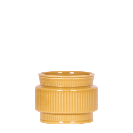 Übertopf 'Allure' – Senfgelb – Ø6cm