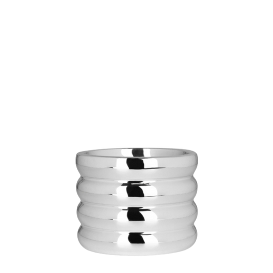 Dekotopf 'Glow' – Silber – Ø 6 cm