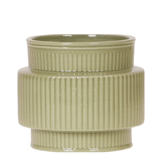Übertopf 'Allure' – Grün – Ø9cm