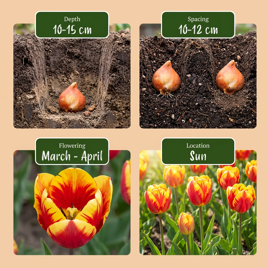 Triumph-Tulpen-Mix – Zwiebelgröße 11/17 – Ansicht 4