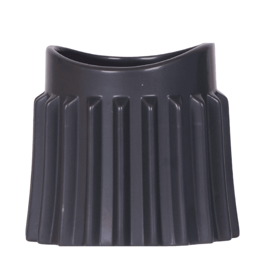 Kolibri Home 'Raw' Übertopf – Schwarz – Ø9cm