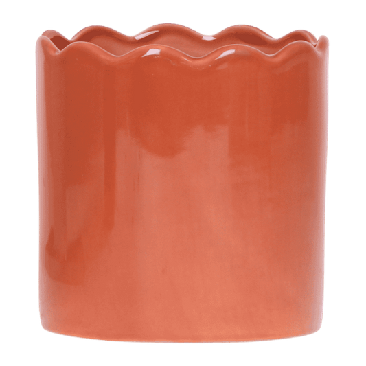 Kolibri Home Curve Übertopf – Terracotta – Ø12cm