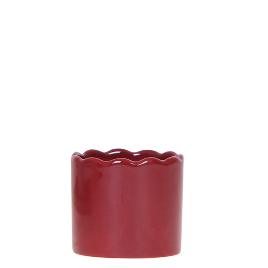 Kolibri Home Curve Übertopf – Rot – Ø6cm