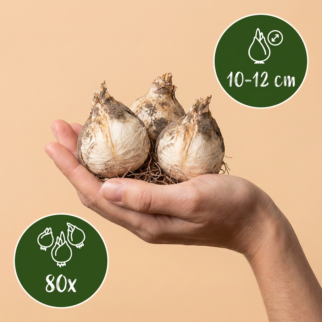 Sizilianischer Honigknoblauch 'Siculum' – Creme und Rosa – Ansicht 3