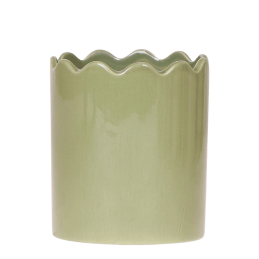 Kolibri Home Curve Übertopf – Grün – Ø9cm