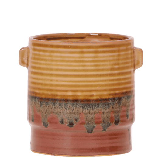 Kolibri Home 'Sunset' Übertopf – Gelb – Ø9cm