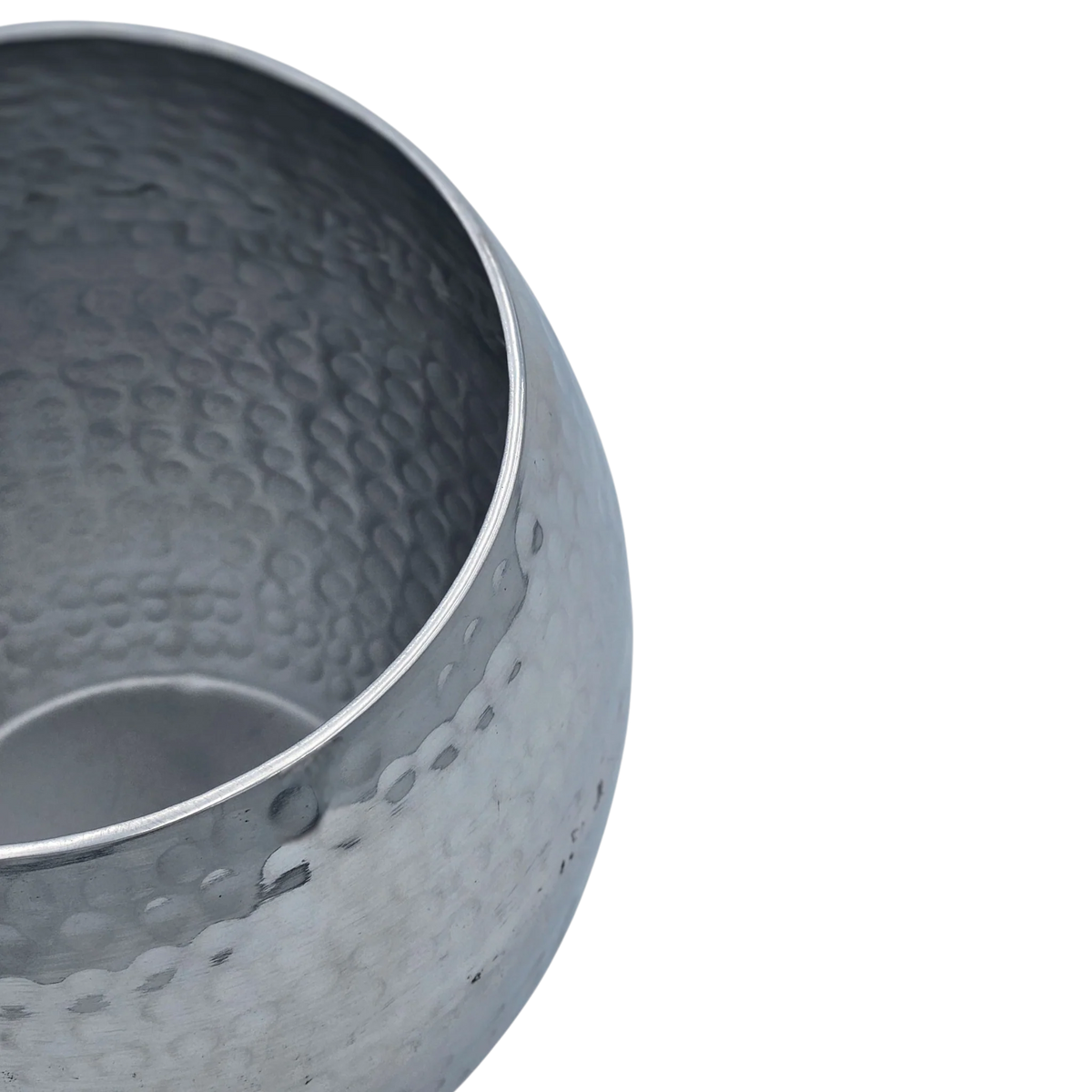 Übertopf Blumentopfe Silber Pflanztopf Deko 2er Set glänzend rund 