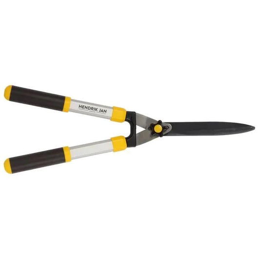 Heckenschere – Gartenschere Aluminium – 60cm – Teleskop & Wellenschnitt – Verstellbare Griffe – Für Hecken & Sträucher 