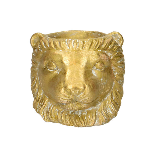 Planter Leeuw D11/13x10cm - Gold - D11/13x10cm 