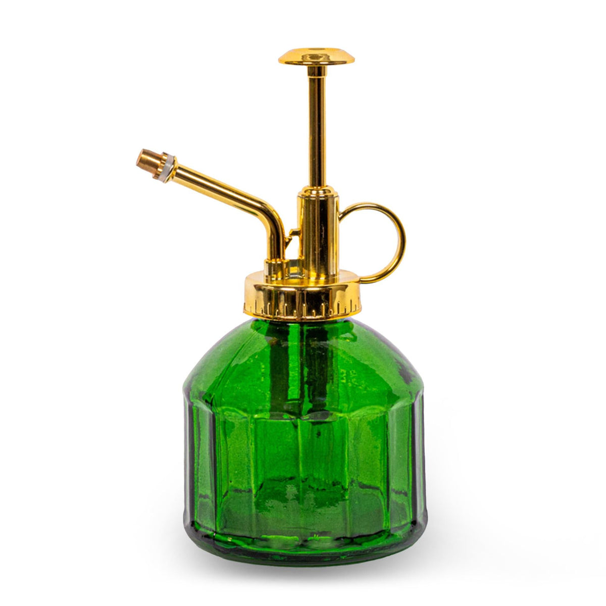 Pflanzensprüher – Grün – Glas – 0,25L – Feiner Sprühnebel – Retro-Design – Handpumpe – Für Zimmerpflanzen & Stecklinge 