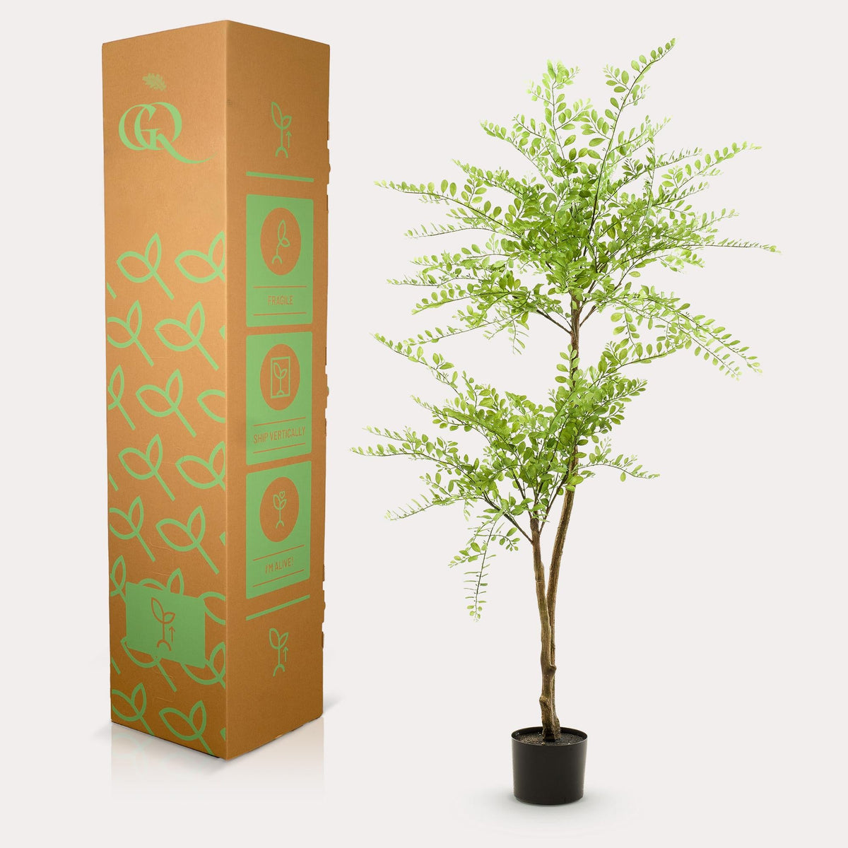 Kunstpflanze Sophorabaum – Honigbaum – 140cm – Pflegeleichter Deko-Baum für Zuhause & Büro – Realistischer Look – Ideal für Wohnräume 