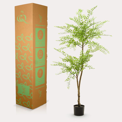 Kunstpflanze Sophorabaum – Honigbaum – 140cm – Pflegeleichter Deko-Baum für Zuhause & Büro – Realistischer Look – Ideal für Wohnräume 