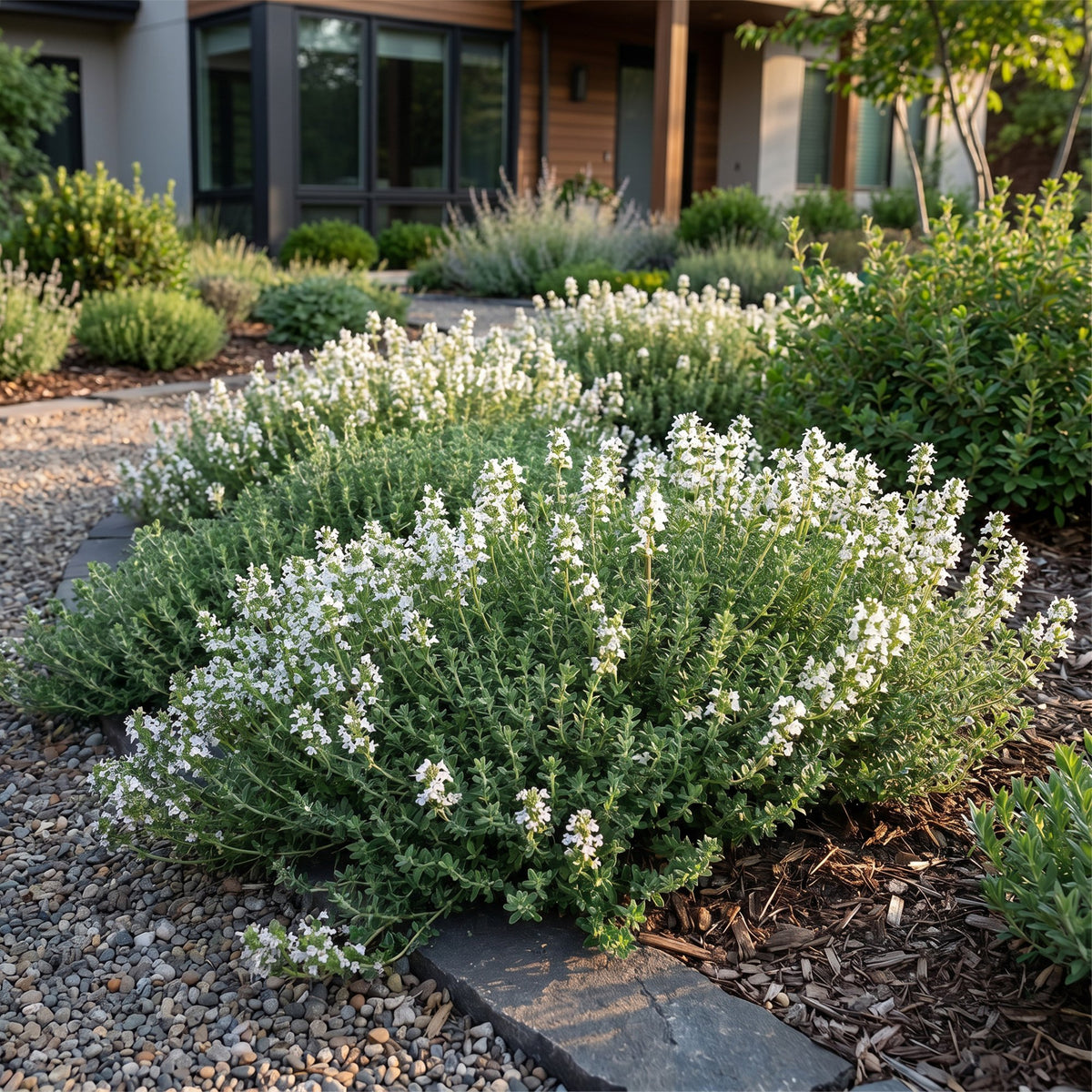 Kriech-Thymian 'Albiflorus' – Thymus praecox 'Albiflorus' – 6 Pflanzen – Topf Ø11cm – Ansicht 6