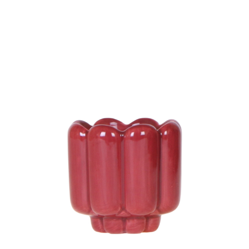 Kolibri Home | Retro Shine Übertopf - Red - Ø6cm 