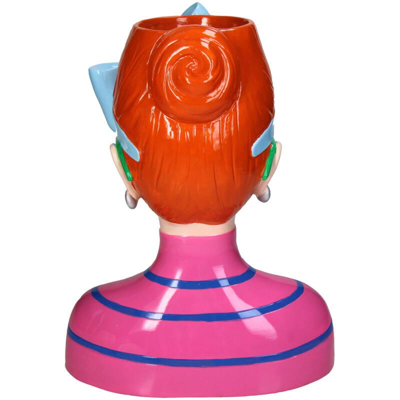Vase Fashion Lady 'Larissa' – 30 cm – Polyresin – Modedesign – Dekorative Kunstvase für Wohnzimmer, Tisch & Fensterbank 