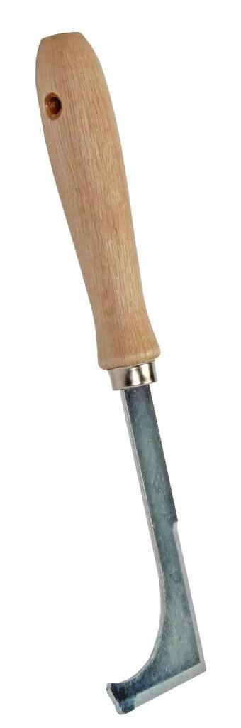 Unkrautstecher – Unkrautentferner – Fugenkratzer – Jäter – Verzinkter Stahl – Holzgriff – Robust & handlich 