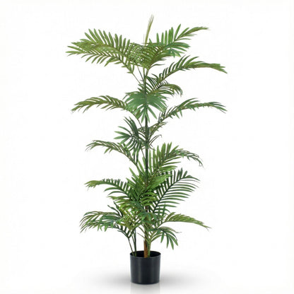 Palm Phoenix Kunstpflanze – ca.120cm – Realistische künstliche Palme – Pflegefreie Dekopflanze für Wohnzimmer Büro Gastronomie & Empfangsbereiche - Oasis of Life