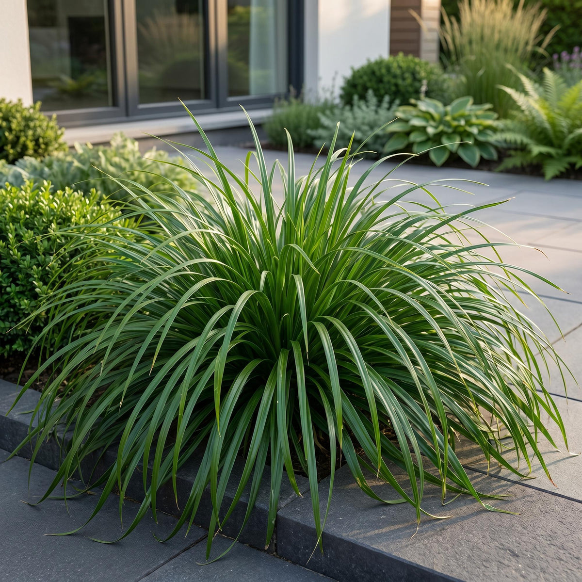 Segge 'Evergreen' – Carex oshimensis 'Evergreen' – 6 Pflanzen – Topf Ø11cm – Staude für Garten & Balkon – Ansicht 6