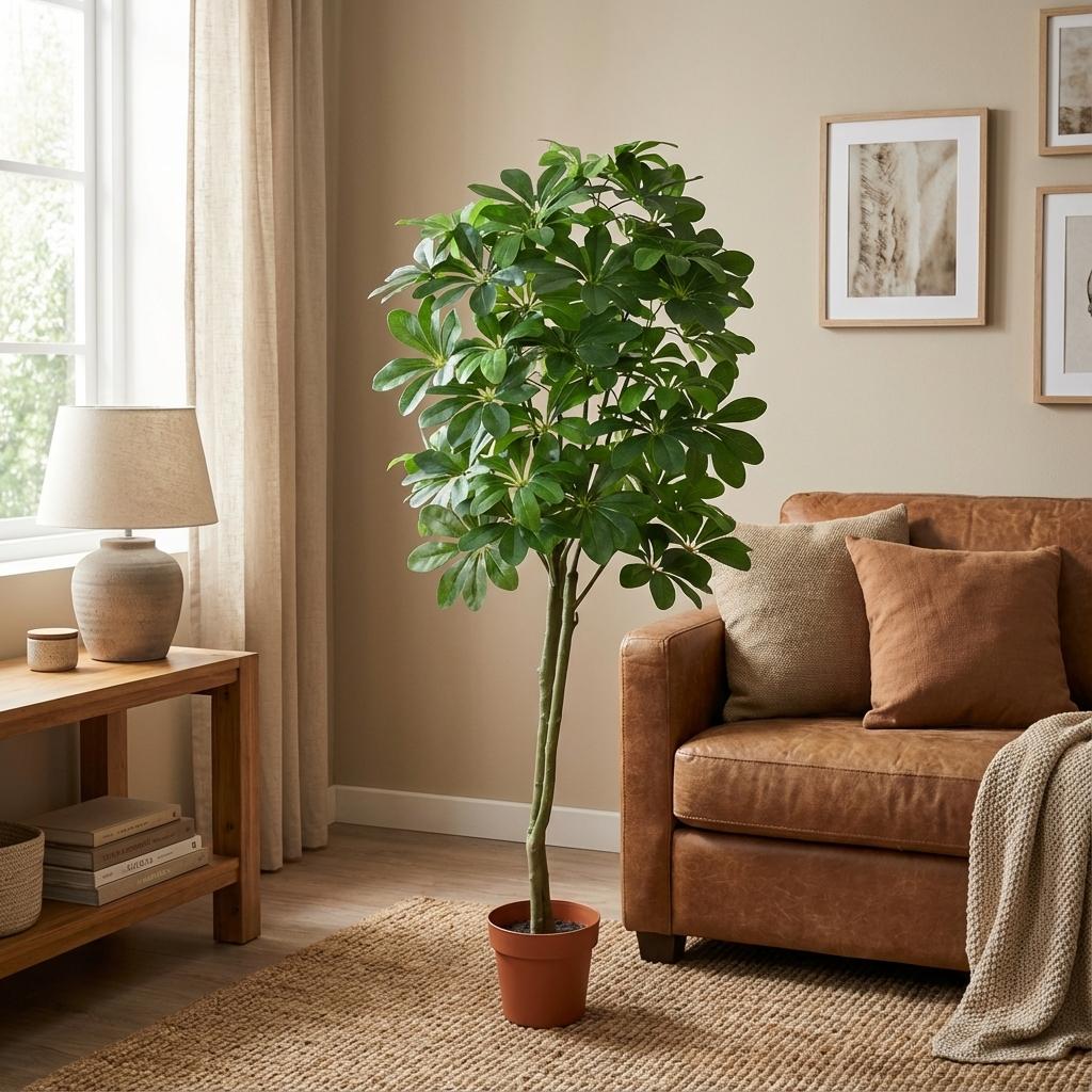 Pachira Aquatica Kunstpflanze 150cm – Große künstliche Glückskastanie – Realistische Deko Pflanze für Wohnzimmer Büro & Empfangsbereich - Oasis of Life