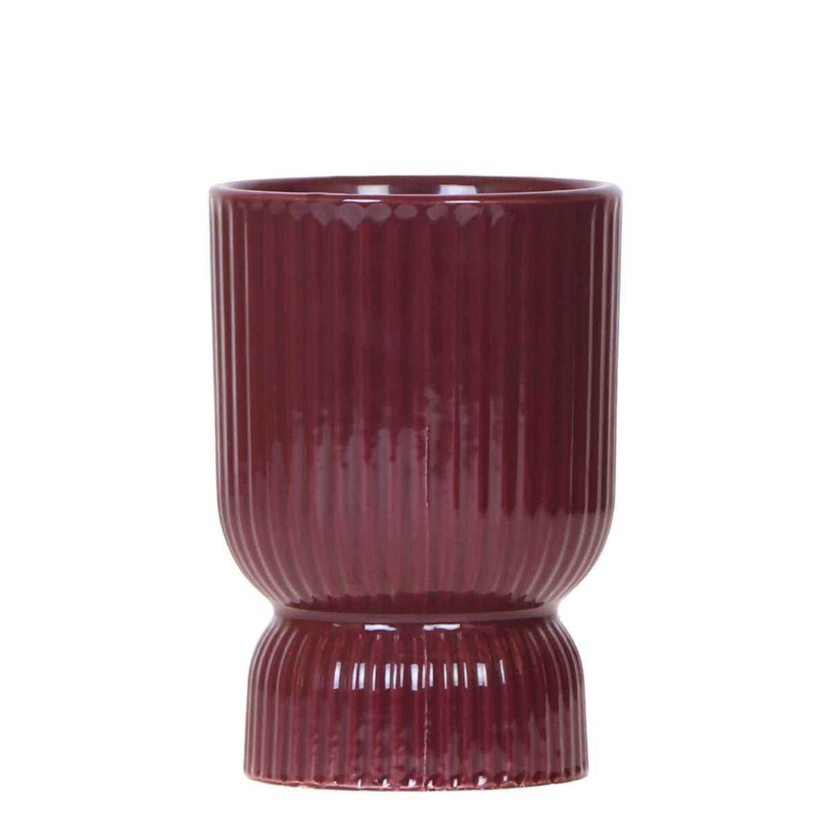 Kolibri Home | Diabolo-Ziertopf | Ø9cm - Burgundy 